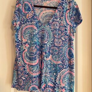 Lilly Pulitzer Etta V-Neck Tee